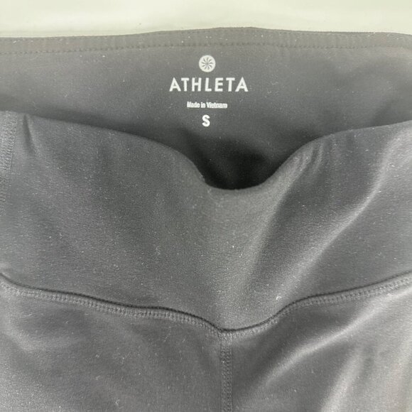 Athleta Black High-Waist Full-Length Leggings S - Picture 5 of 5